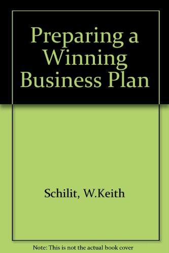 Book The Entrepreneur's Guide To Preparing A Winning Business Plan And Raising Venture Capital free