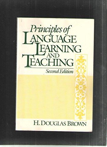 Book Principles of Language Learning and Teaching free