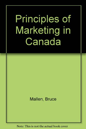 Book Principles Of Marketing In Canada free