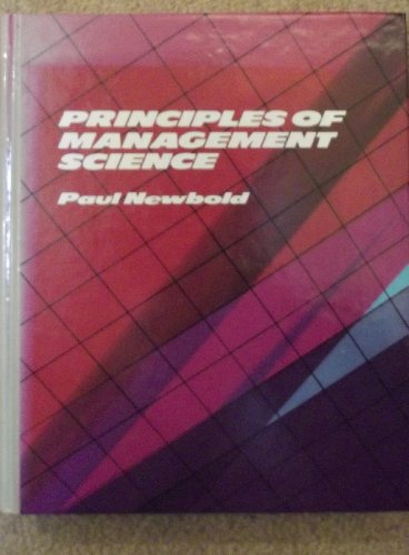 Book Principles of Management Science free