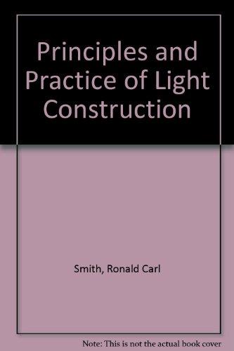 Book Principles and Practices of Light Construction free
