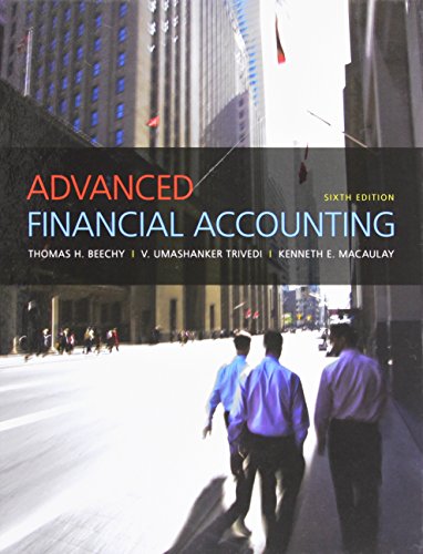 Book Advanced Financial Accounting (6th Edition) free