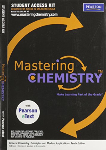 Book Mastering Chemistry- Access Code free
