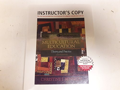 Book Comprehensive Multicultural Education Theory and Practice Instructor's Copy free