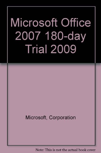 Book Microsoft Office 2007 180-day trial 2009 (6th Edition) free