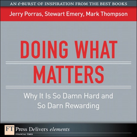Book Doing What Matters free
