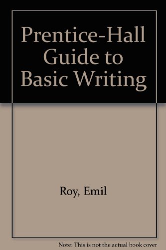 Book Prentice Hall Guide To Basic Writing free