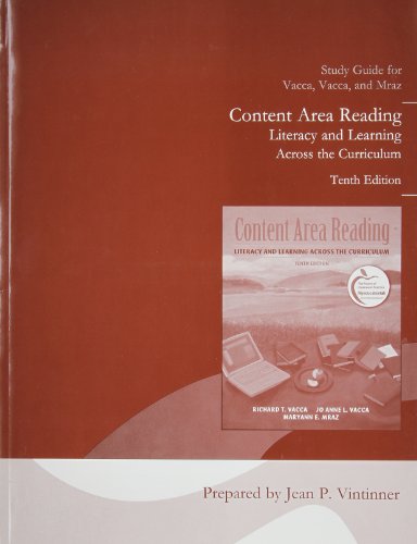 Book Student Study Guide for Content Area Reading: Literacy and Learning Across the Curriculum free
