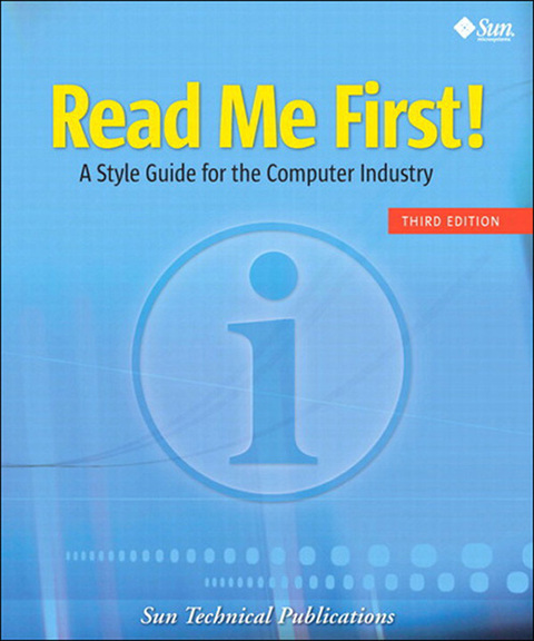 Book Read Me First! A Style Guide for the Computer Industry free