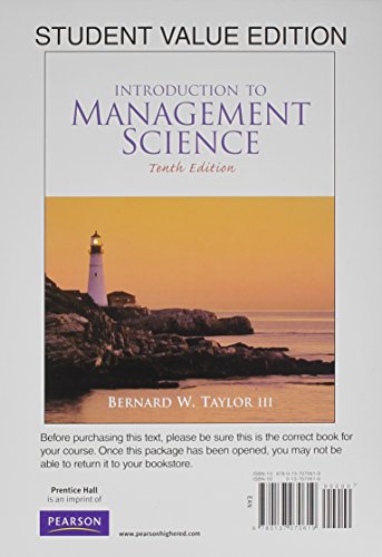 Book Introduction to Management Science free