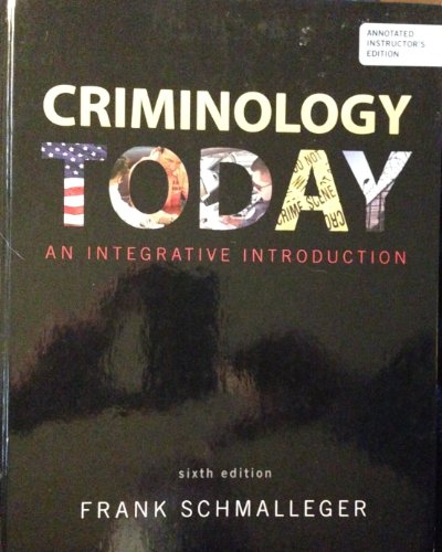Book Criminology Today free