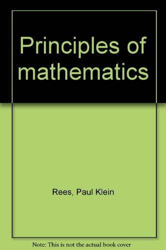 Book Principles Of Mathematics free