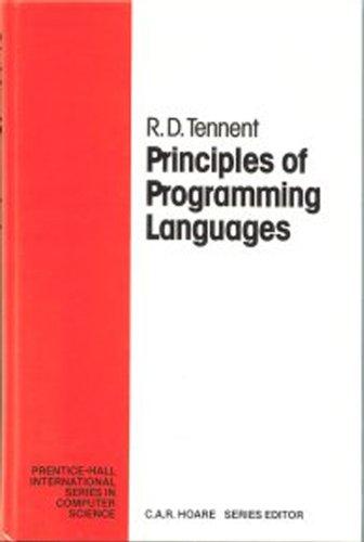 Book Principles of Programming Languages (Prentice-Hall International series in computer science) free