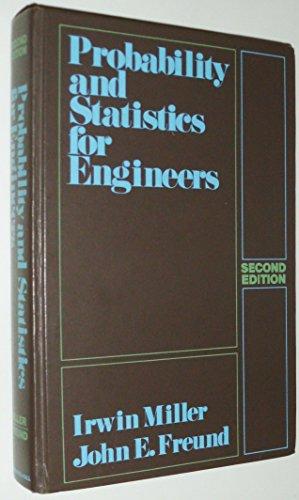 Book Probability and statistics for engineers free