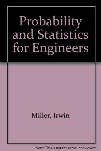 Book Probability and statistics for engineers free
