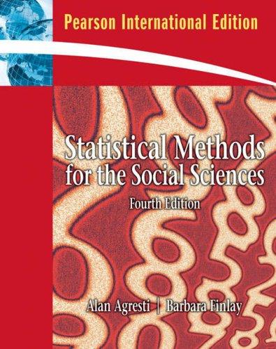 Book Statistical methods for the social sciences free