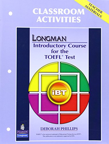Book longman introductory course for the toefl test ibt class act free