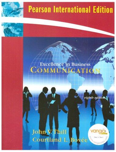 Book Excellence In Business Communication free