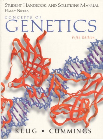 Book Concepts of Genetics: Student Handbook and Solutions Manual free