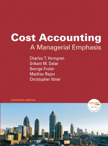 Book Cost Accounting: A Managerial Emphasis free