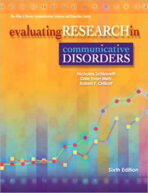Book Evaluating Research in Communicative Disorders free