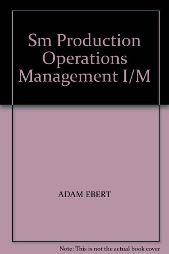 Book Production and operations management: Concepts, models, and behavior free