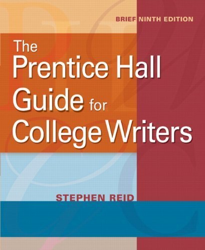 Book The Prentice Hall Guide for College Writers free