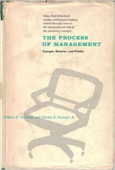 Book Study Guide And Casebook, The Process Of Management : Concepts, Behavior And Practice, Fourth Edition [by] William H. Newman, E. Kirby Warren free