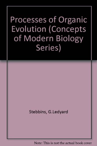 Book Processes of Organic Evolution (Concepts of Modern Biology Series) free