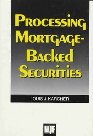 Book Processing Mortgage-Backed Securities free