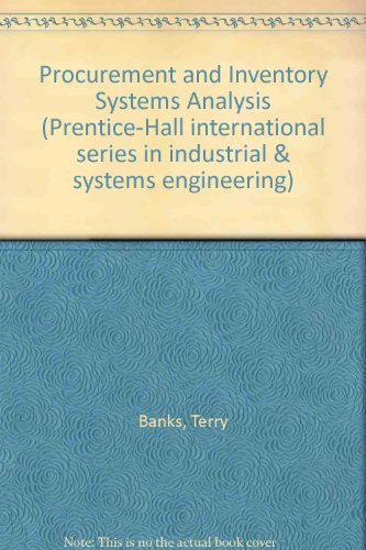 Book Procurement and Inventory Systems Analysis (Prentice-hall International Series in Industrial & Systems Engineering) free