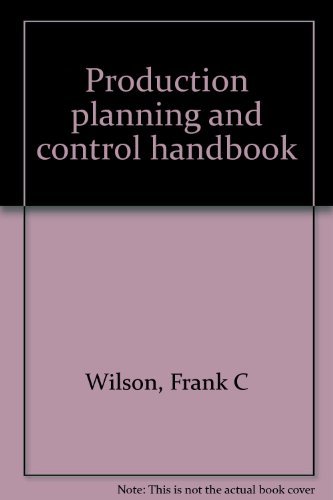 Book Production Planning And Control Handbook free