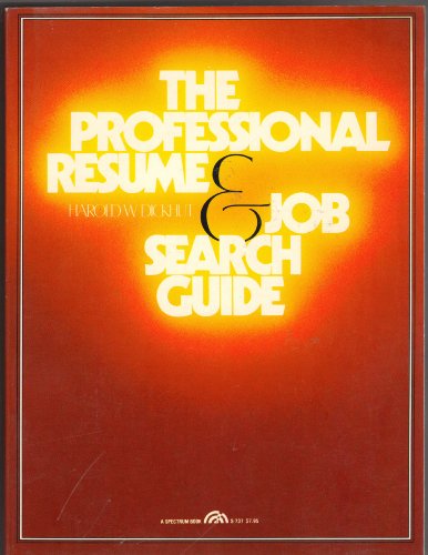 Book The Professional Resume and Job Search Guide (A Spectrum book) free