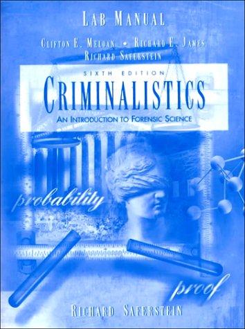 Book Criminalistics (lab Manual) free