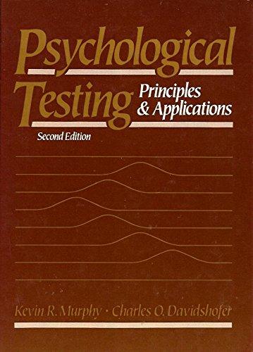 Book Psychological Testing Principles & Applications free