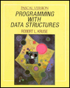 Book Programming With Data Structures: Pascal Version/Book and Disk free