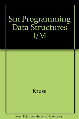 Book Sm Programming Data Structures I/m free