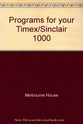 Book Programs For Your Timex/sinclair 1000 free