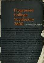 Book Programed college vocabulary 3600 free