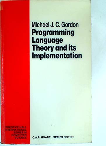 Book Programming Language Theory and Its Implementation (Prentice Hall International Series in Computer Science) free