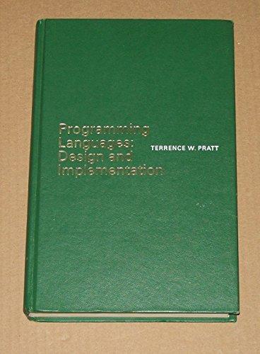 Book Programming languages: design and implementation free
