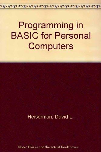 Book Programming in Basic for Personal Computers free
