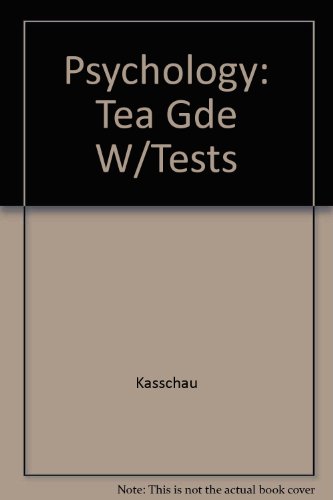 Book Psychology: Tea Gde W/tests free