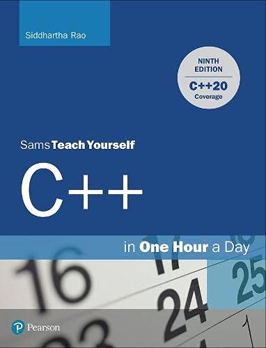 Book Sams Teach Yourself C++ in One Hour a Day free