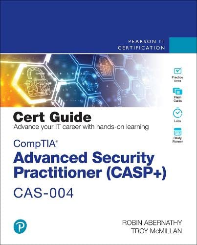 Book CompTIA Advanced Security Practitioner (CASP+) CAS-004 Cert Guide (Certification Guide) free