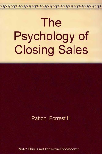 Book The Psychology Of Closing Sales free