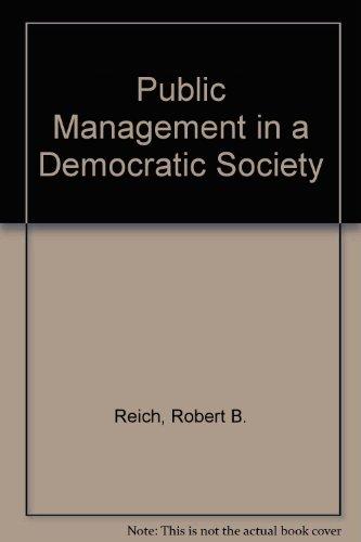 Book Public Management In A Democratic Society free