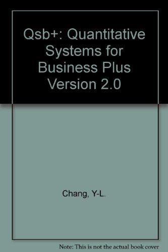 Book Qsb+: Quantitative Systems For Business Plus Version 2.0 free
