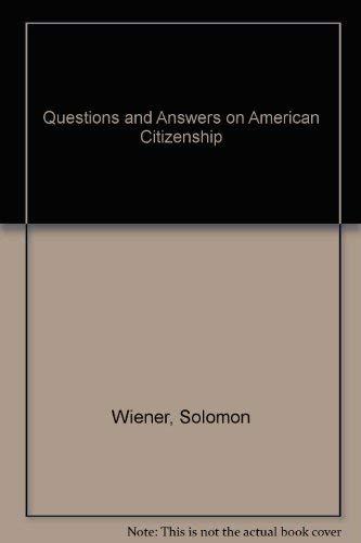 Book Questions and Answers on American Citizenship free