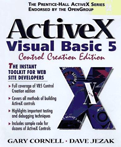 Book Activex: Visual Basic 5 Control Creation Edition (Prentice Hall Ptr Activex Series) free